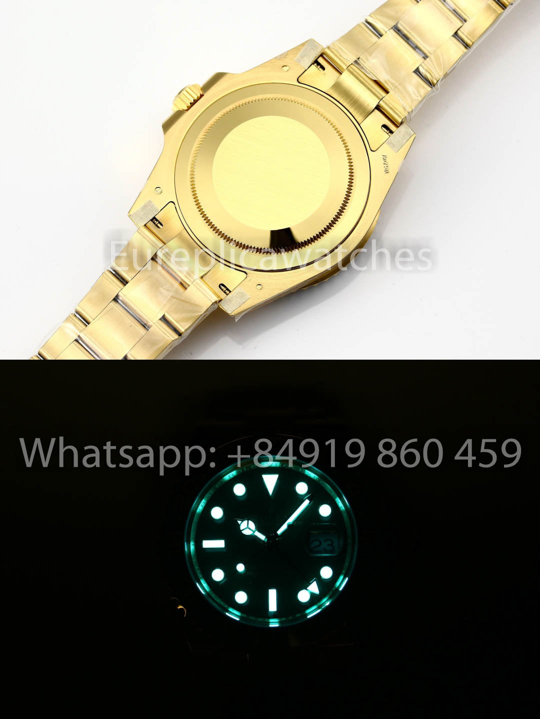 Rolex GMT Master II M126718GRNR Oyster Strap 1:1 Bester Klon Gold Factory V3 Ultimate