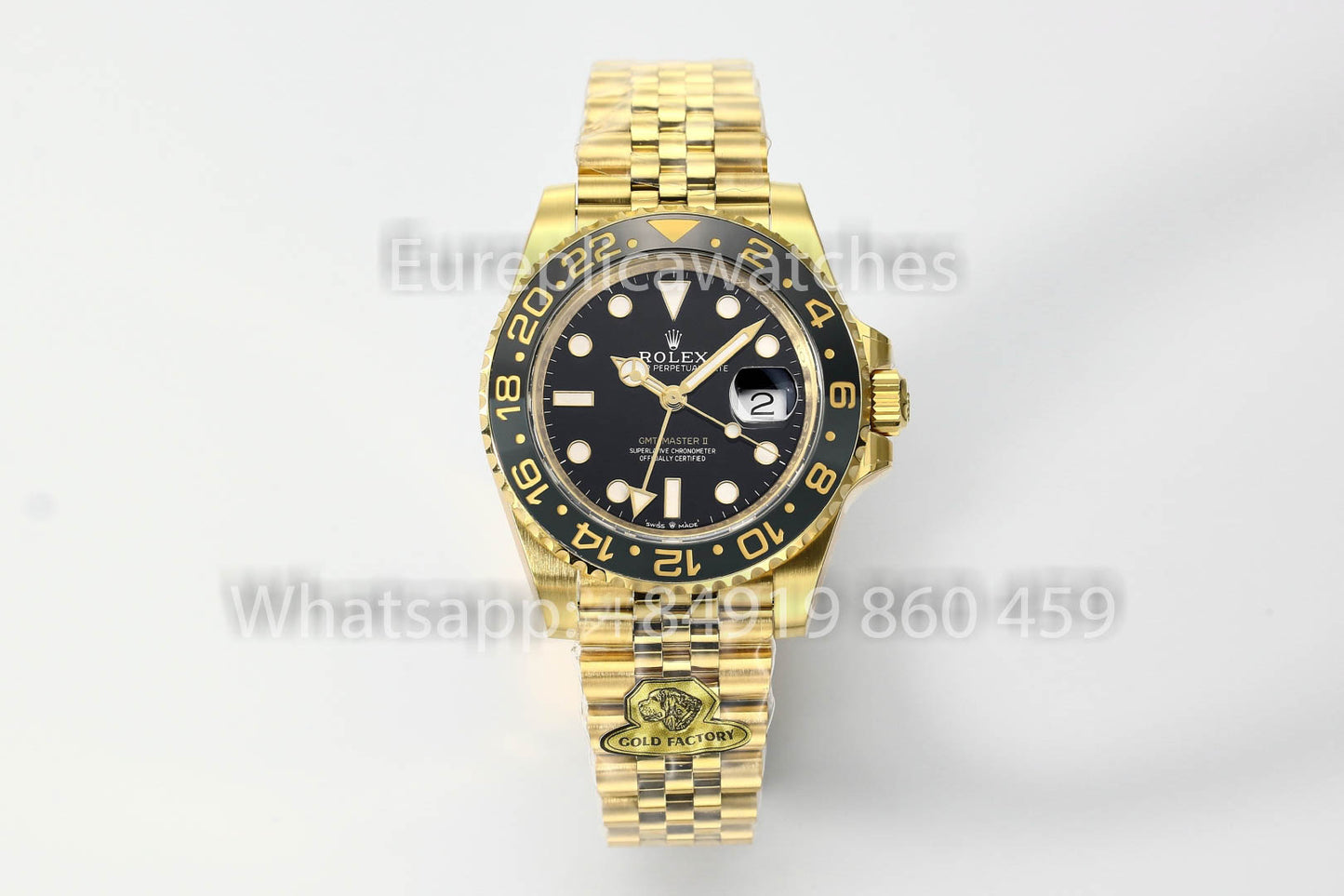 Rolex GMT Master II M126718GRNR-0001 Jubilee-Armband 1:1 Bester Klon Gold Factory V3 Ultimate