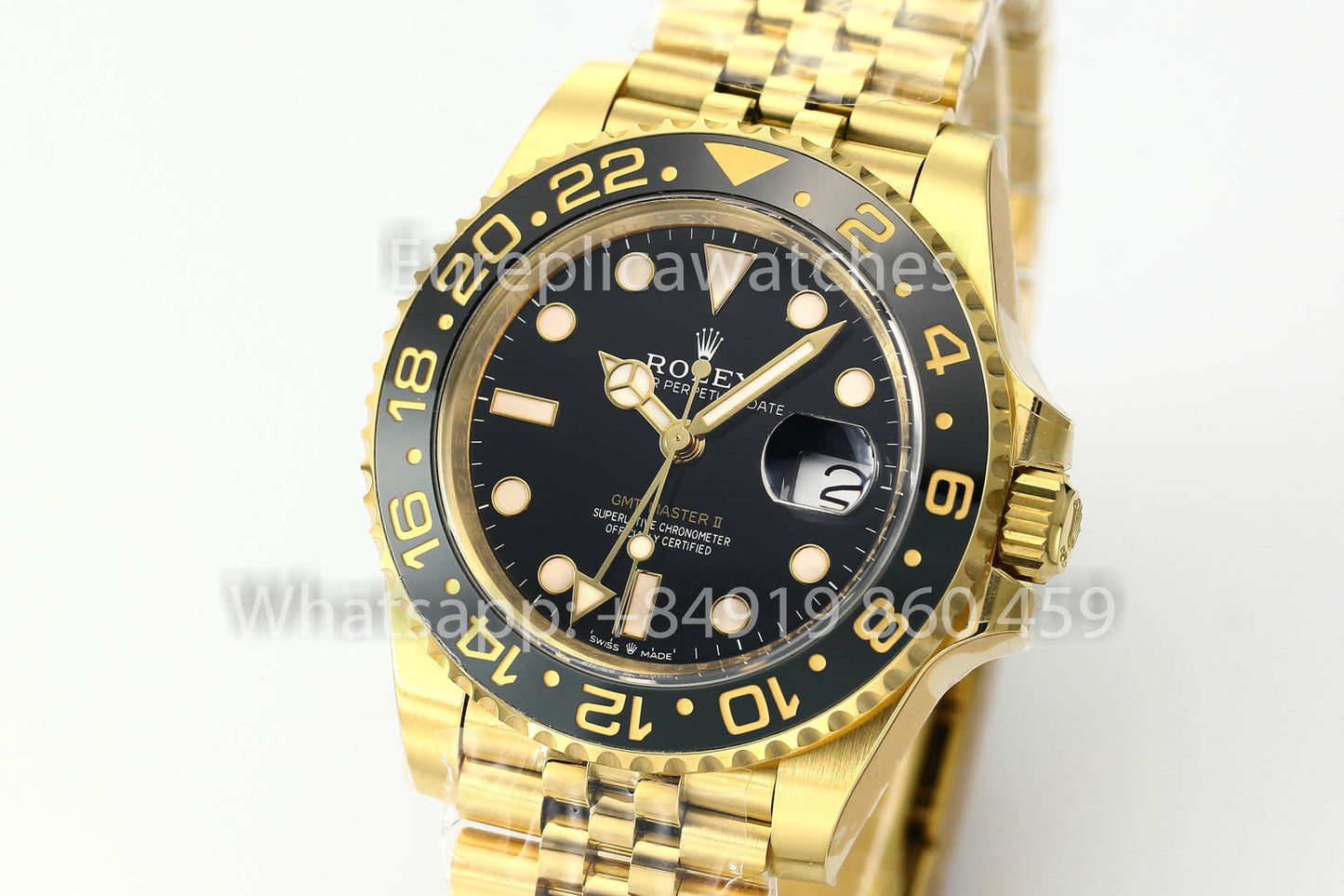 Rolex GMT Master II M126718GRNR-0001 Jubilee-Armband 1:1 Bester Klon Gold Factory V3 Ultimate