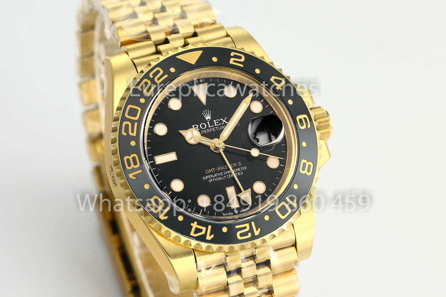Rolex GMT Master II M126718GRNR-0001 Jubilee-Armband 1:1 Bester Klon Gold Factory V3 Ultimate