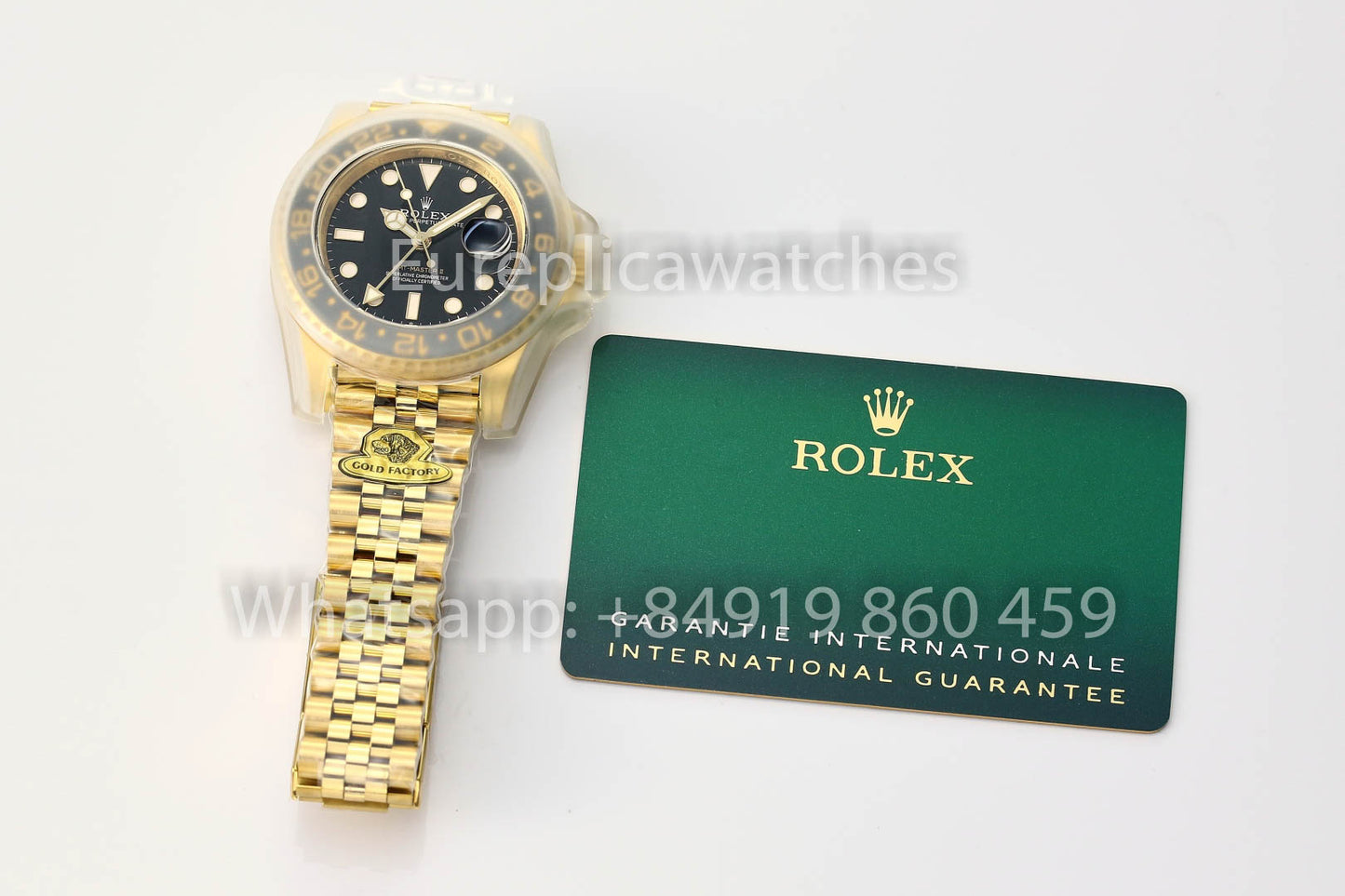 Rolex GMT Master II M126718GRNR-0001 Jubilee-Armband 1:1 Bester Klon Gold Factory V3 Ultimate
