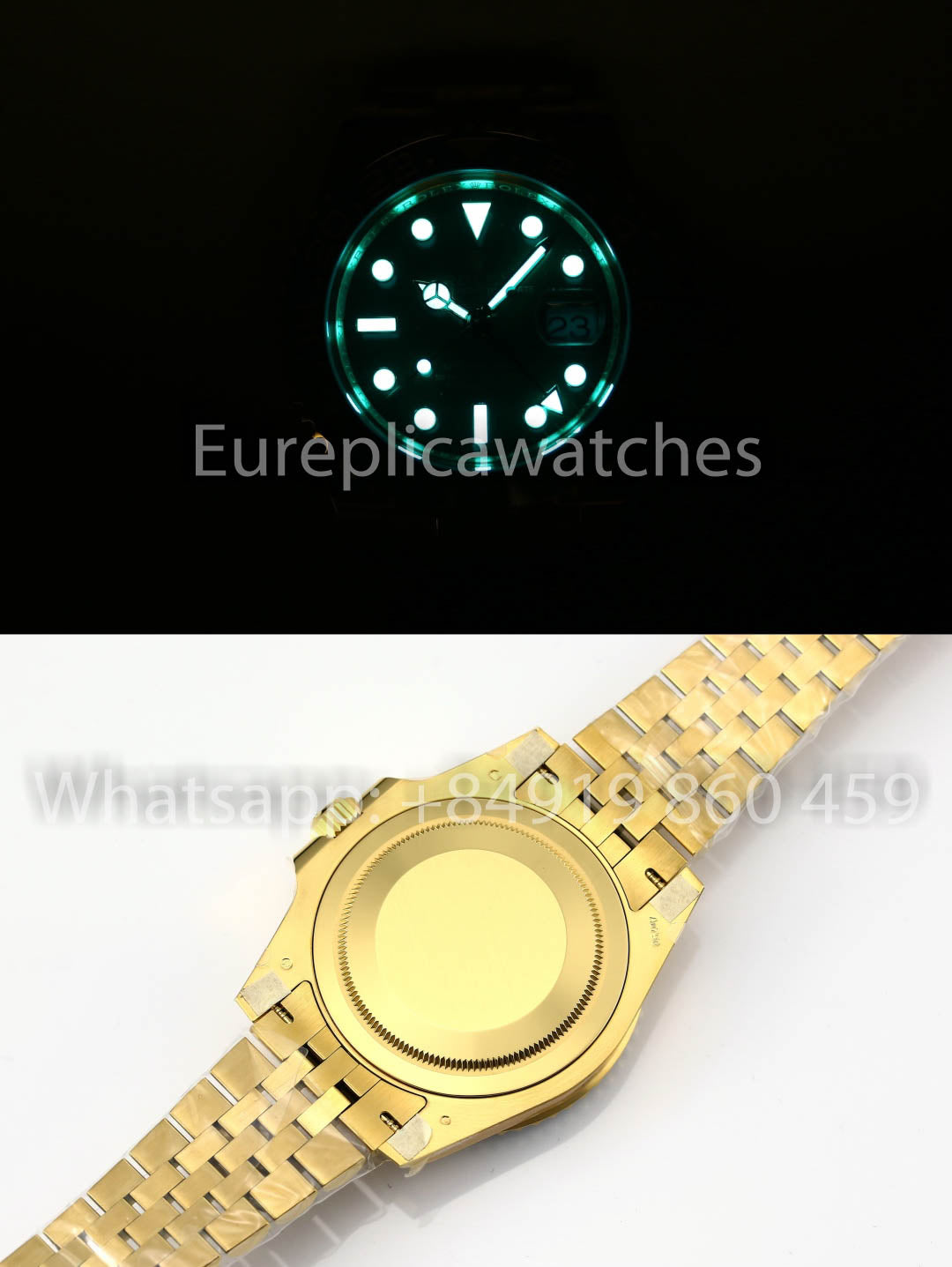 Rolex GMT Master II M126718GRNR-0001 Jubilee-Armband 1:1 Bester Klon Gold Factory V3 Ultimate