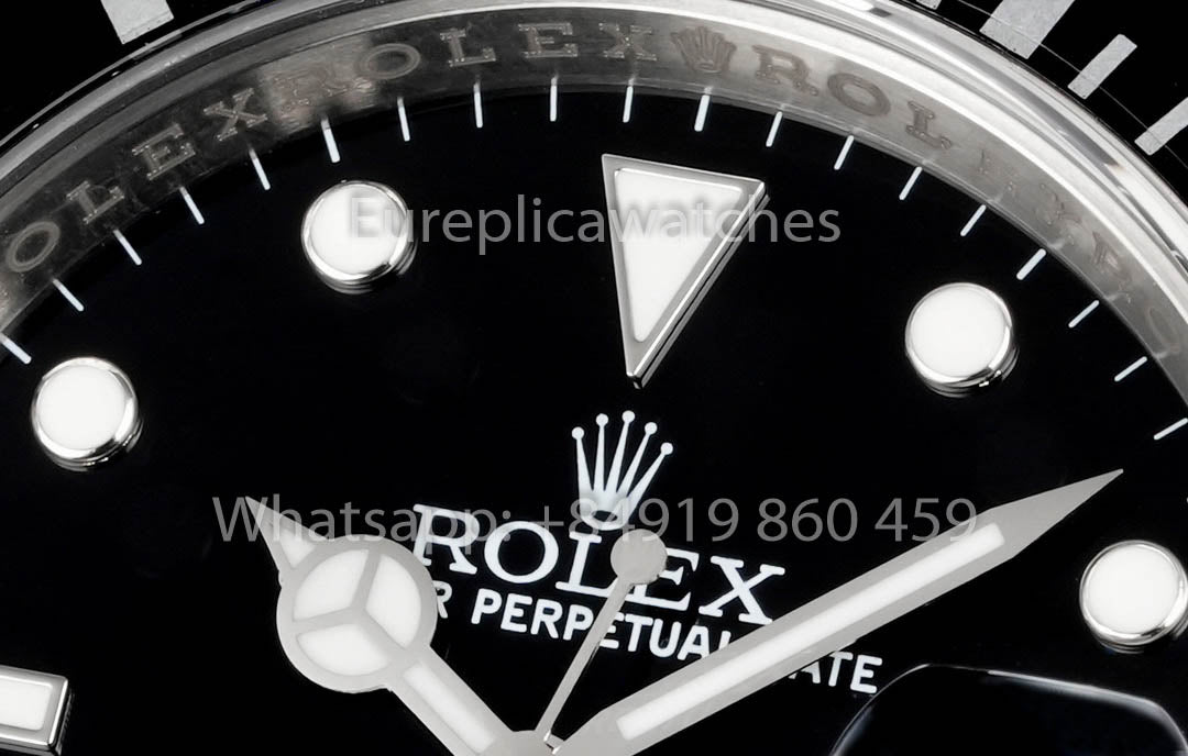 Rolex Submariner 16610 Series TM Factory 1:1 Meilleur clone Lunette noire Bague intérieure avec texte