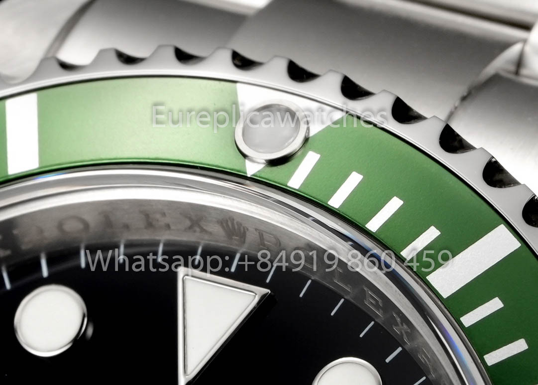 Rolex Submariner 16610 Series TM Factory 1:1 Meilleur clone Lunette verte Bague intérieure avec texte