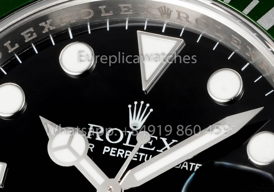 Rolex Submariner 16610 Series TM Factory 1:1 Meilleur clone Lunette verte Bague intérieure avec texte