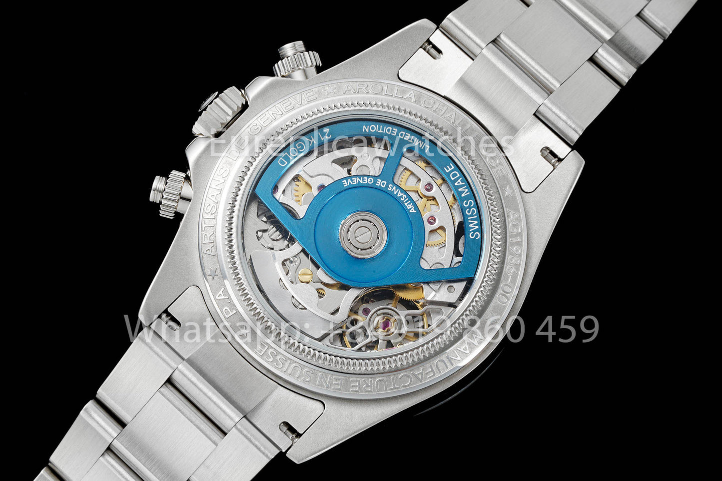 ADG Custom Rolex Daytona Skeleton Dial Artisans de Genève “Glacier” 1:1 Best Clone