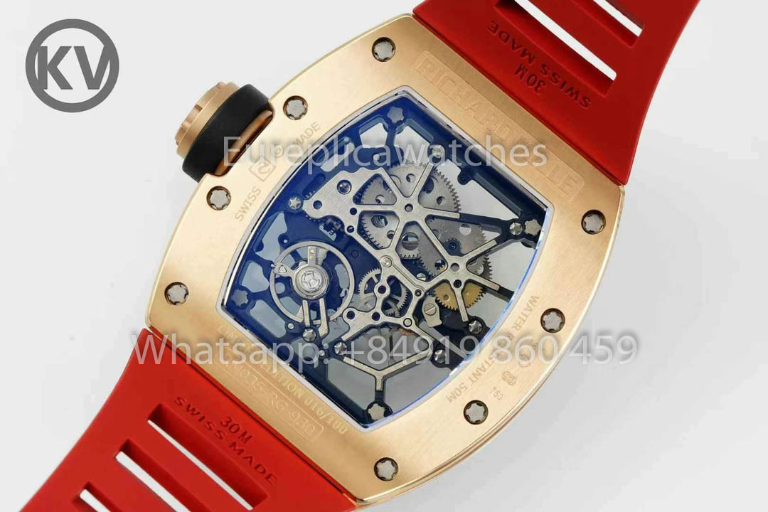 Richard Mille RM035 Toro Americas Edition Roségold und orangefarbenes Armband 1:1 Bester Klon KV Factory