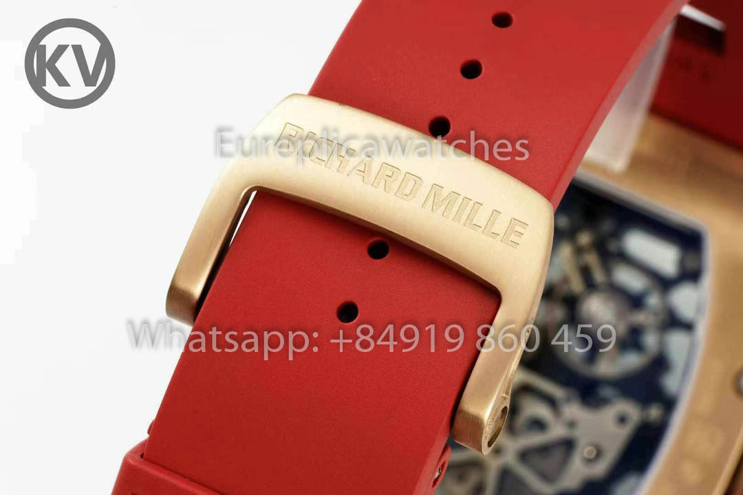 Richard Mille RM035 Toro Americas Edition Roségold und orangefarbenes Armband 1:1 Bester Klon KV Factory