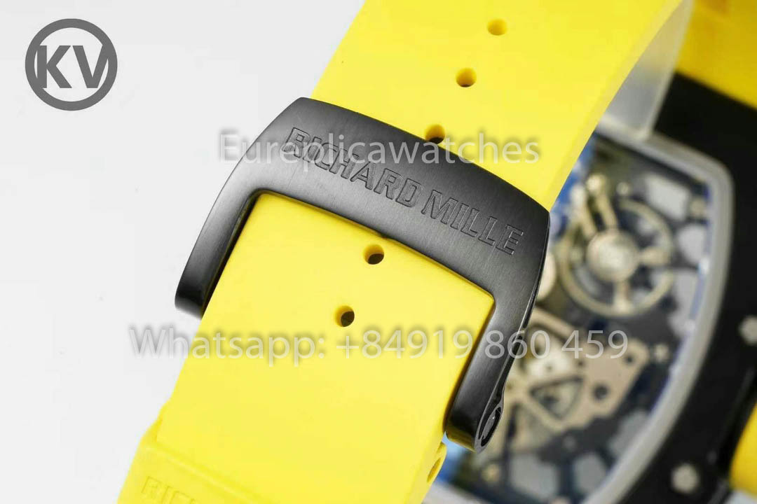 Richard Mille RM035 Toro Americas Edition 1:1 Bester Klon KV Factory Gelbes Armband