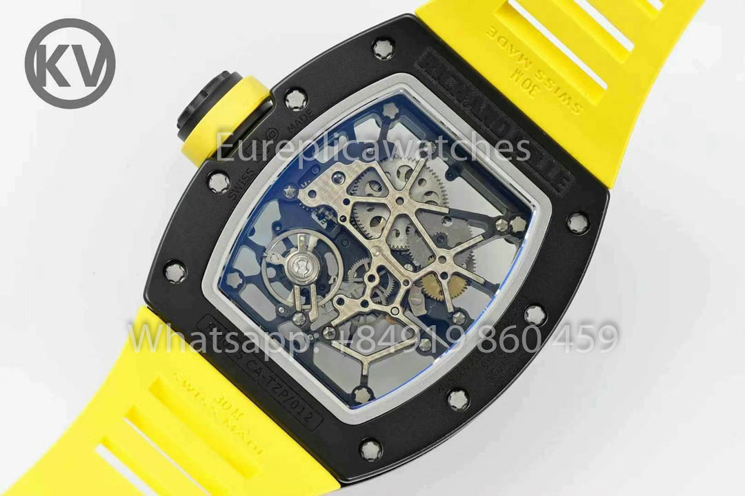 Richard Mille RM035 Toro Americas Edition 1:1 Bester Klon KV Factory Gelbes Armband
