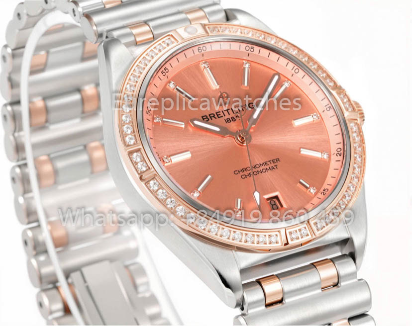 Breitling Chronomat 36 NON PORTÉE 2022 A10380591L1A1 Série 1:1 Super Clone BLS Factory Diamants roses