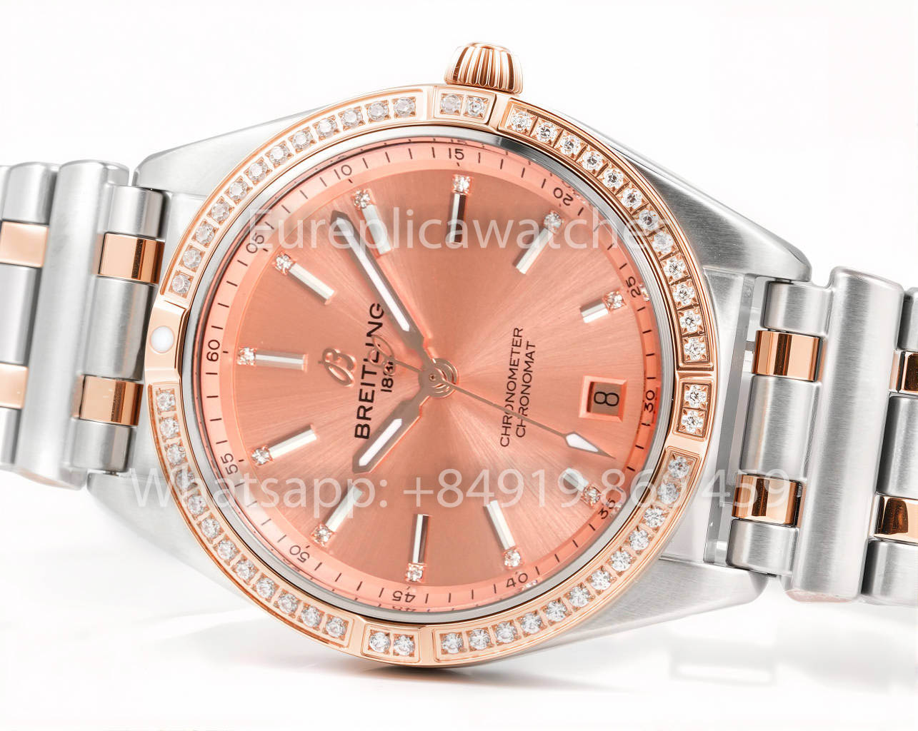 Breitling Chronomat 36 NON PORTÉE 2022 A10380591L1A1 Série 1:1 Super Clone BLS Factory Diamants roses