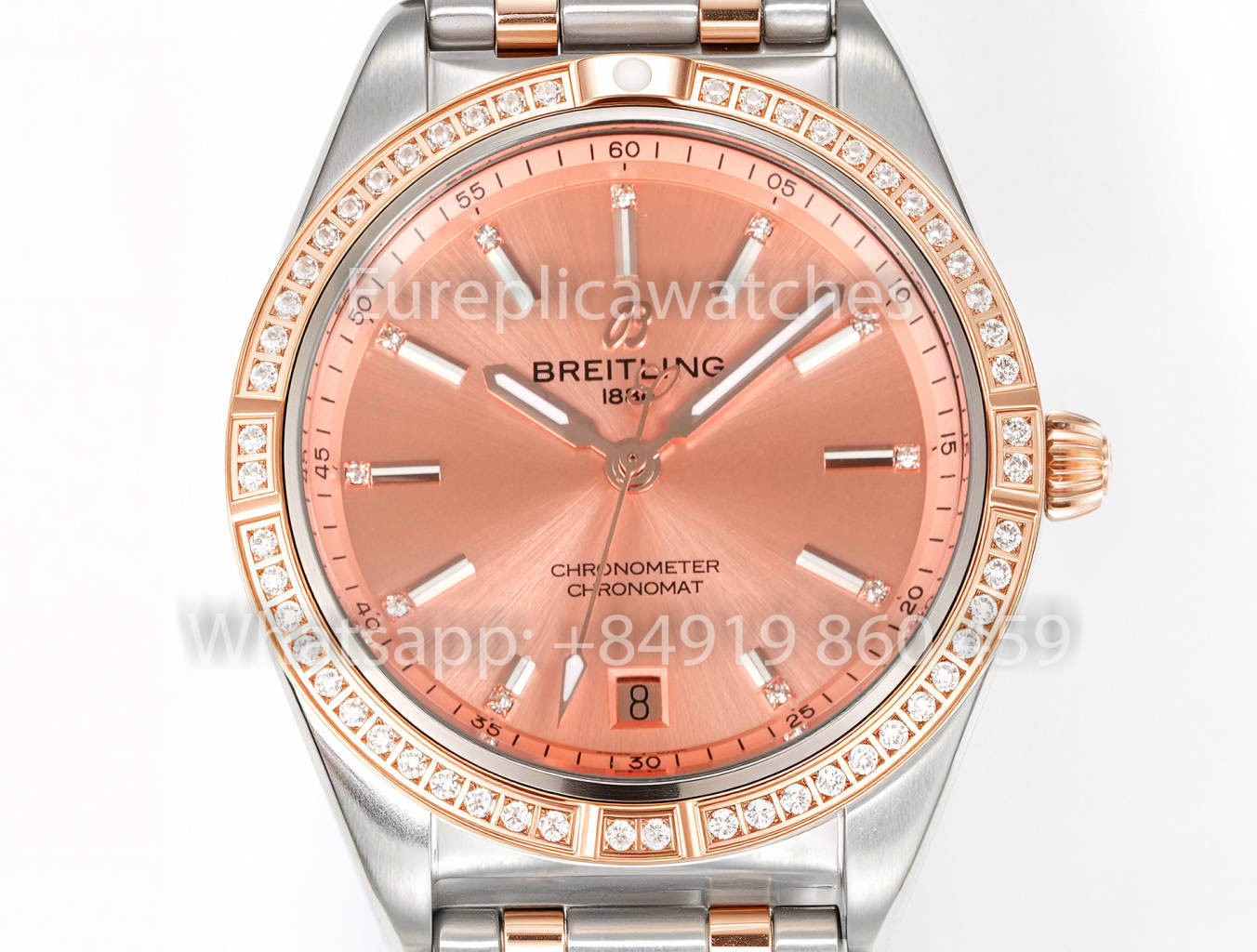 Breitling Chronomat 36 NON PORTÉE 2022 A10380591L1A1 Série 1:1 Super Clone BLS Factory Diamants roses
