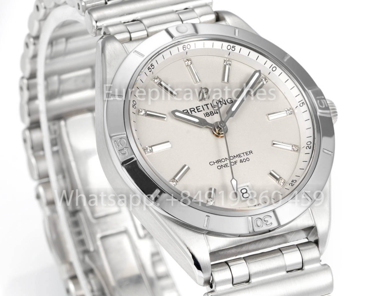 Breitling Chronomat 36, jamais portée en 2022, A10380591L1A1, série 1:1, Super Clone BLS, cadran blanc d'usine