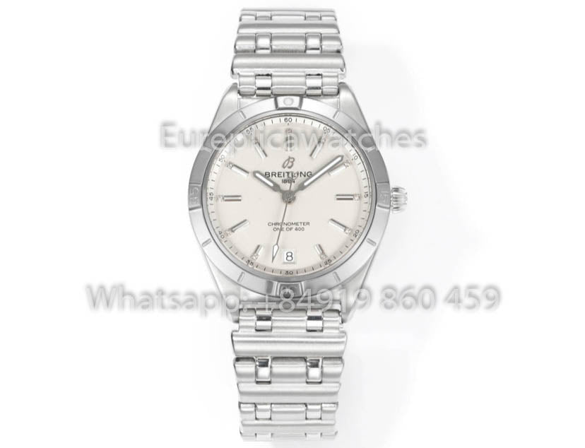 Breitling Chronomat 36, jamais portée en 2022, A10380591L1A1, série 1:1, Super Clone BLS, cadran blanc d'usine