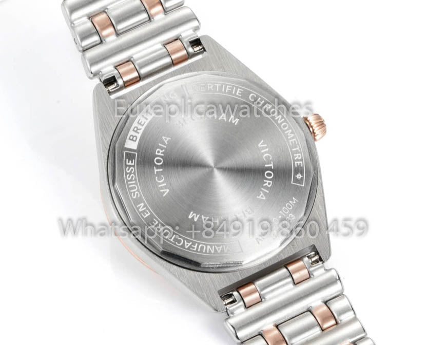 Breitling Chronomat 36, jamais portée en 2022, A10380591L1A1, série 1:1, Super Clone BLS Factory, or rose et argent