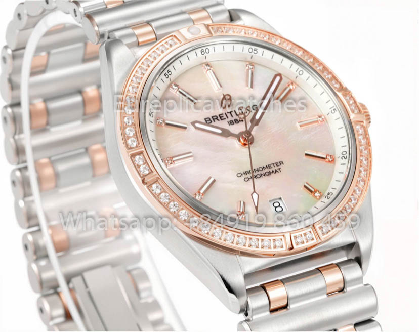 Breitling Chronomat 36 NON PORTÉE 2022 A10380591L1A1 Série 1:1 Super Clone BLS Factory Cadran Nacre