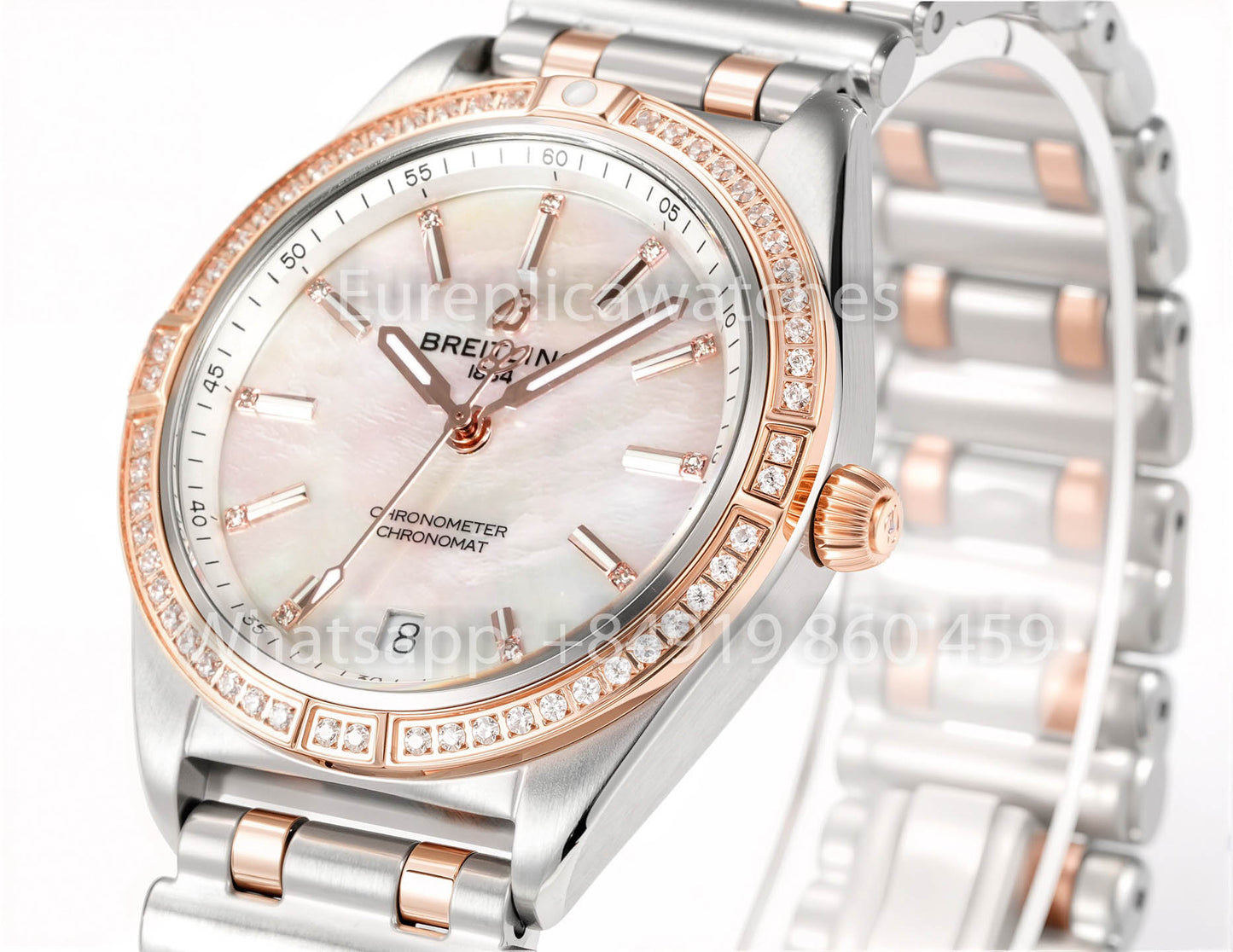 Breitling Chronomat 36 NON PORTÉE 2022 A10380591L1A1 Série 1:1 Super Clone BLS Factory Cadran Nacre