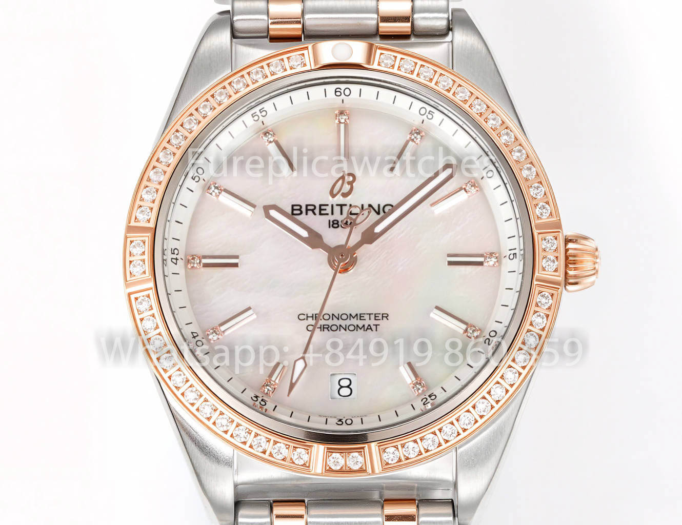 Breitling Chronomat 36 NON PORTÉE 2022 A10380591L1A1 Série 1:1 Super Clone BLS Factory Cadran Nacre