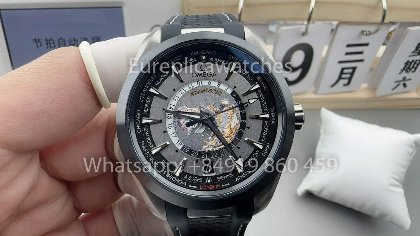 Omega Seamaster 220.92.43.22.99.001 Aqua-Terra Worldtimer 1:1 Best Version VS Factory