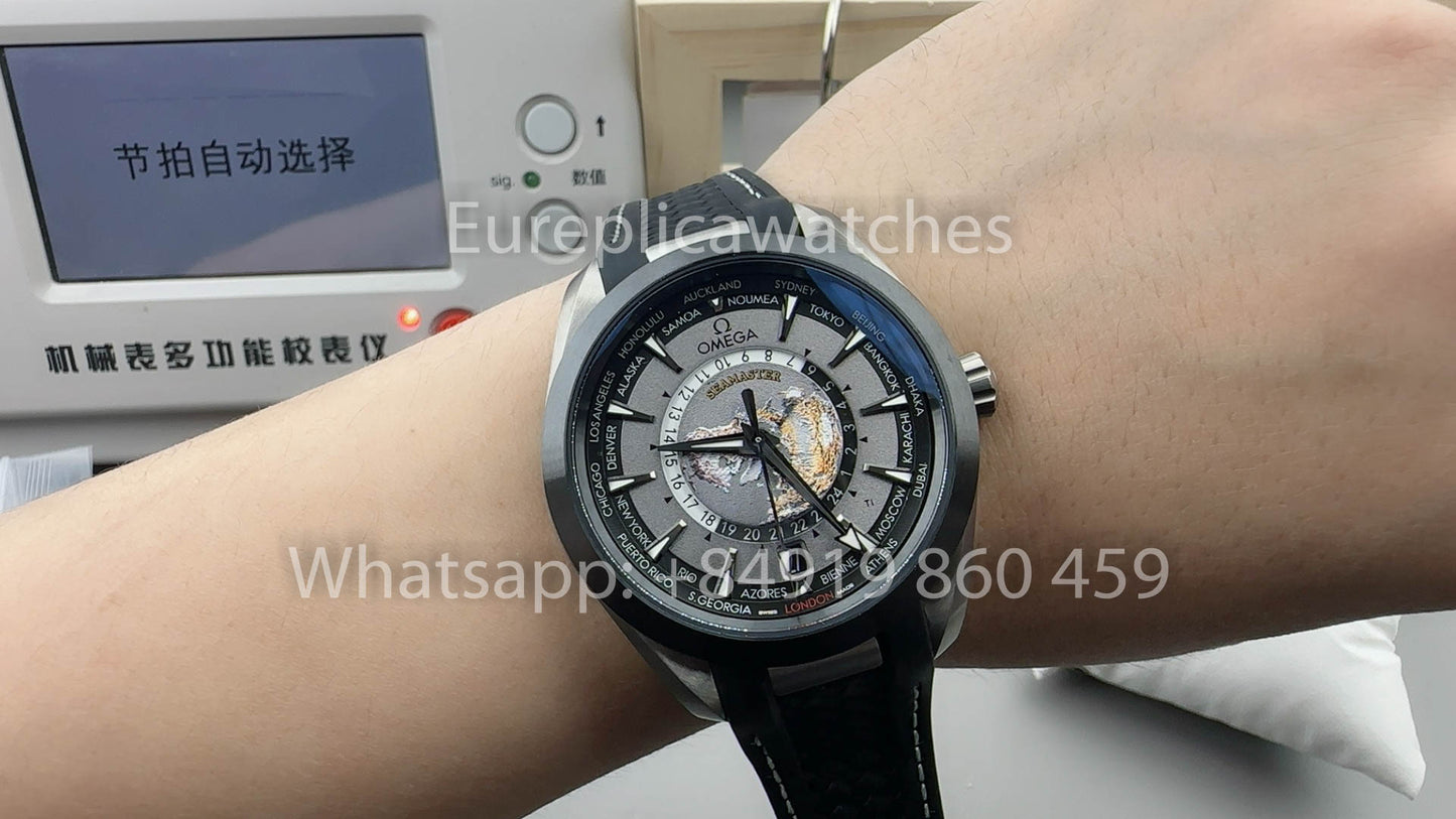 Omega Seamaster 220.92.43.22.99.001 Aqua-Terra Worldtimer 1:1 Best Version VS Factory