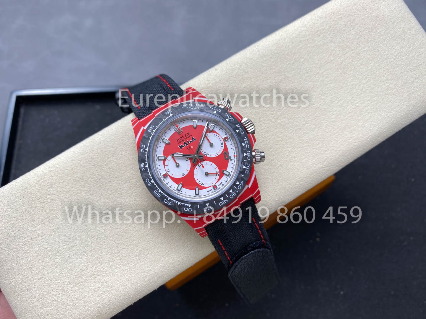 Rolex Daytona Diw KAKHA KALADZE Rouge Carbone Diw Factory 1:1 Super Clone