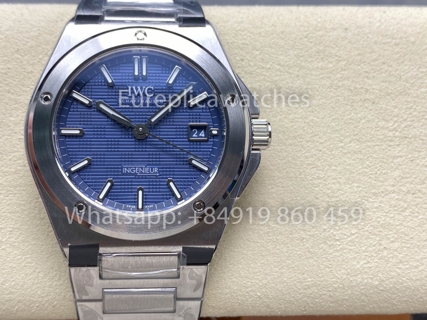 IWC Ingenieur Automatic IW328907 Uhr 40mm 1:1 Bester Klon V7 Factory Blaues Zifferblatt