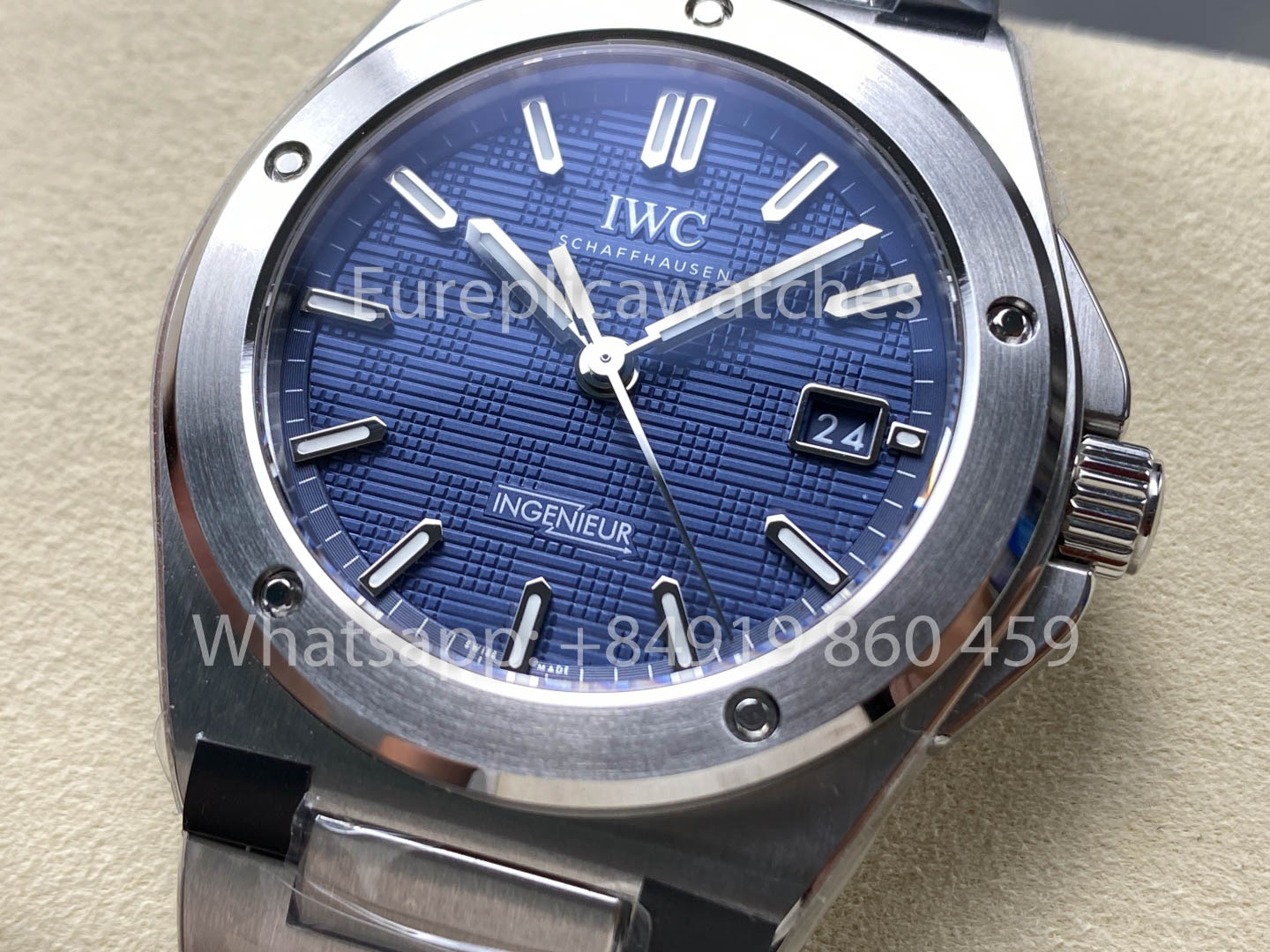 IWC Ingenieur Automatic IW328907 Uhr 40mm 1:1 Bester Klon V7 Factory Blaues Zifferblatt