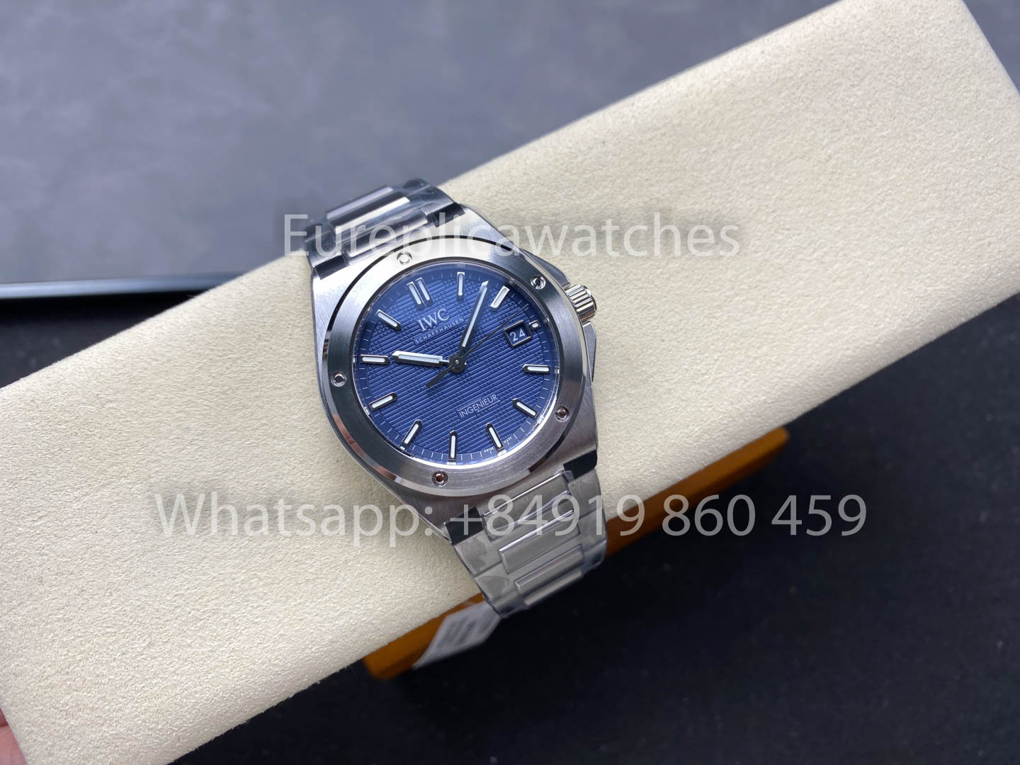 IWC Ingenieur Automatic IW328907 Uhr 40mm 1:1 Bester Klon V7 Factory Blaues Zifferblatt