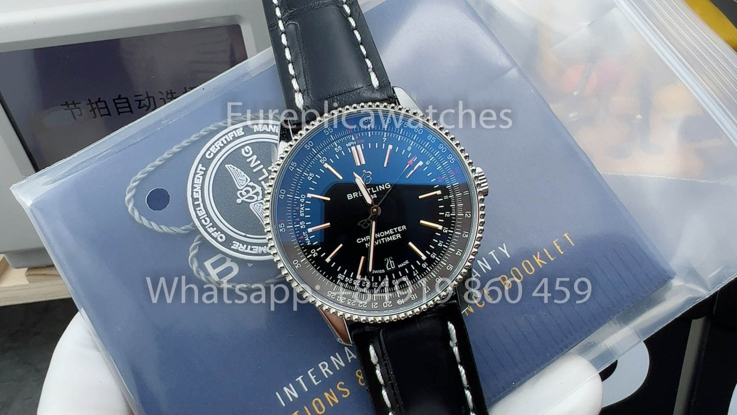 Breitling Navitimer 1 A17326241B1P1 1:1 Beste Version V7 Fabriklederarmband