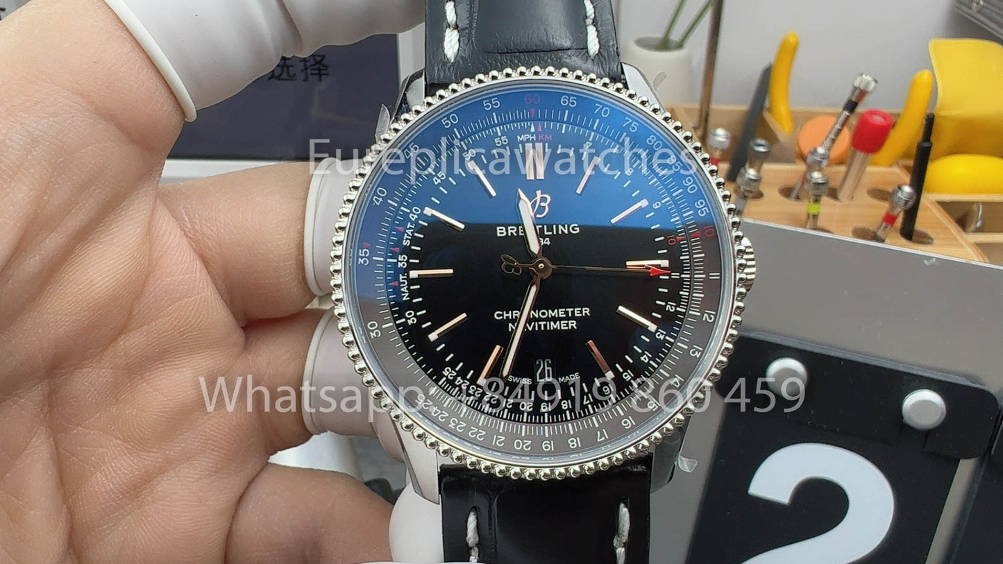 Breitling Navitimer 1 A17326241B1P1 1:1 Beste Version V7 Fabriklederarmband