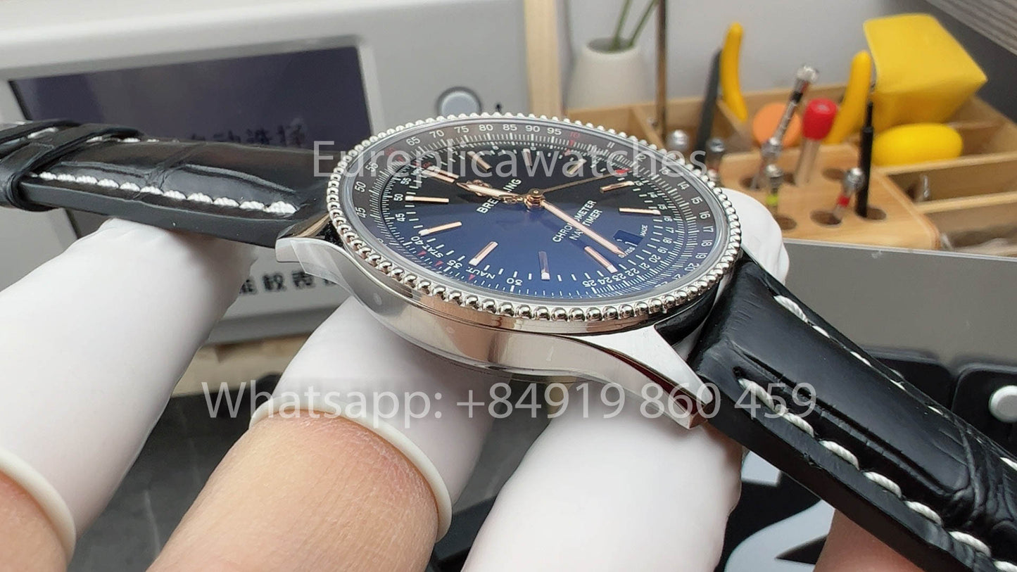 Breitling Navitimer 1 A17326241B1P1 1:1 Beste Version V7 Fabriklederarmband