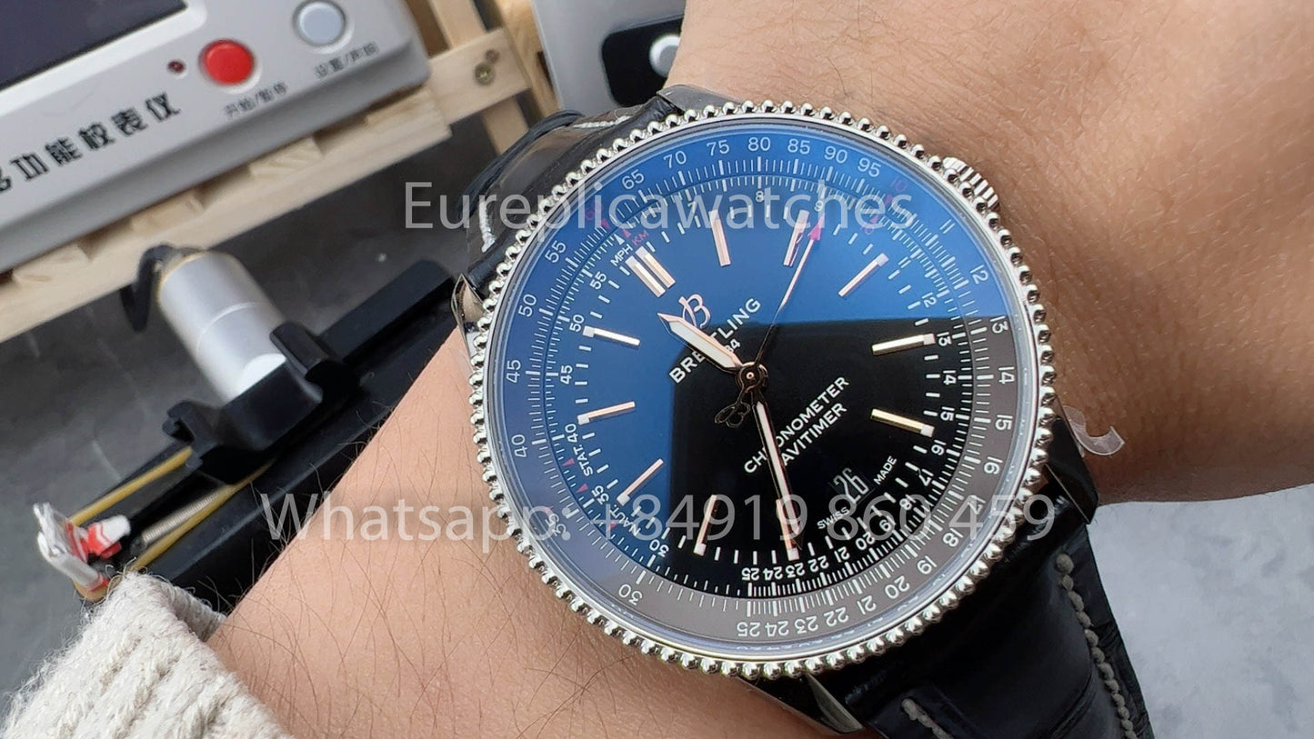 Breitling Navitimer 1 A17326241B1P1 1:1 Beste Version V7 Fabriklederarmband