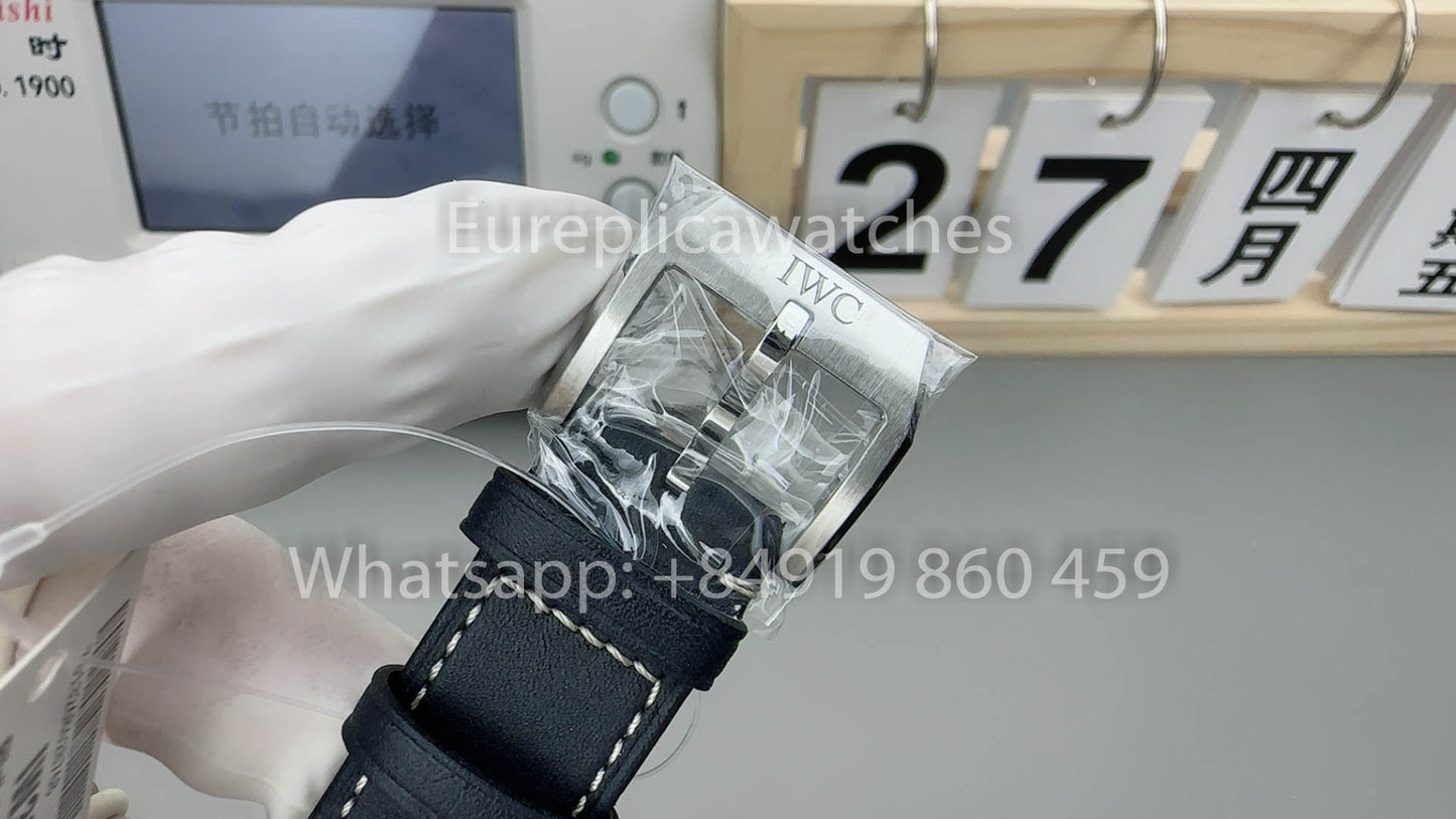 IWC Pilot IW328203 1:1 Beste Version V7 Fabrikblaues Zifferblatt