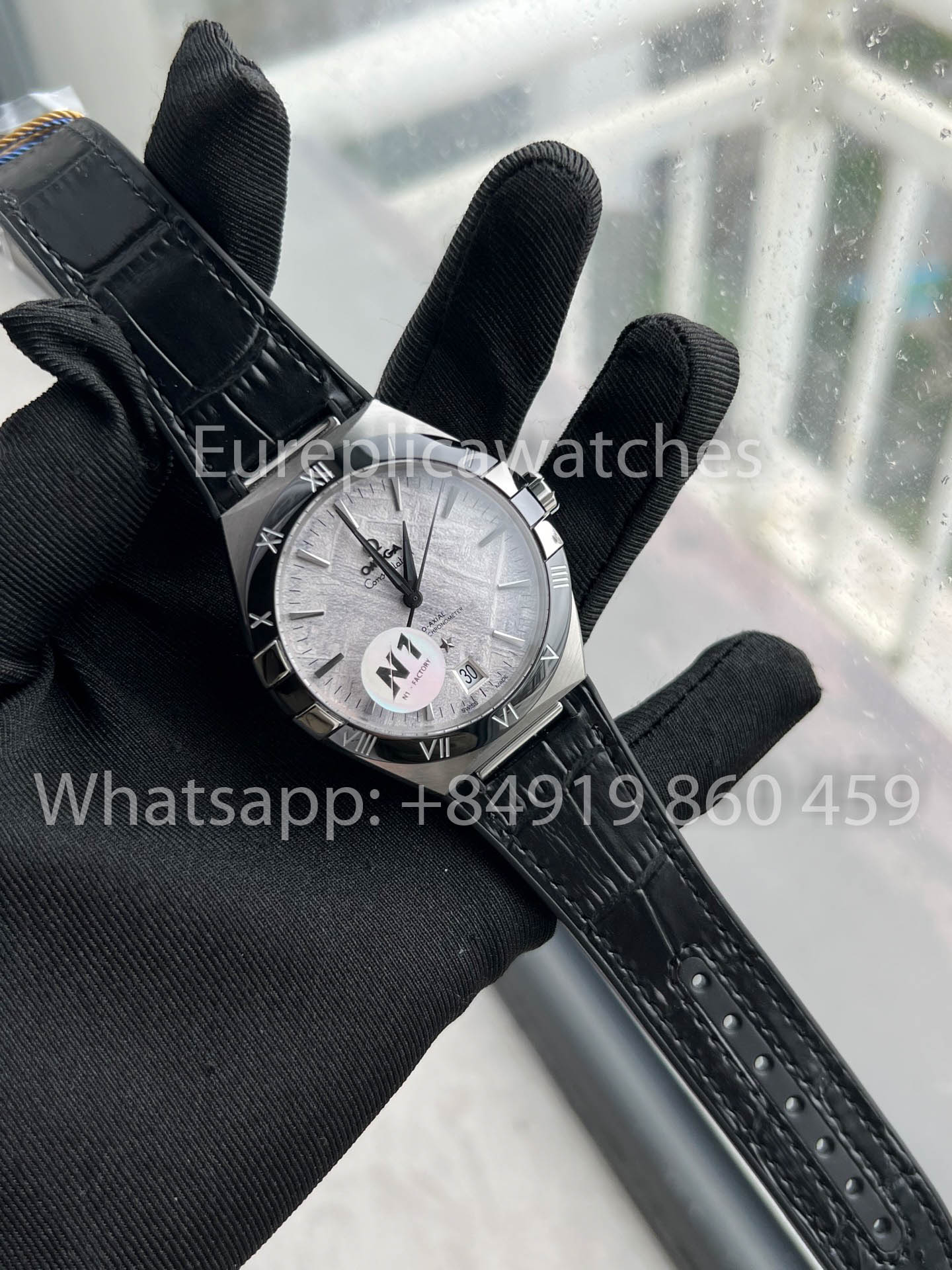 Omega Constellation Chronometer 131.30.41.21.99.001 Meteoritenzifferblatt 1:1 Beste Version N1 Fabriklederarmband