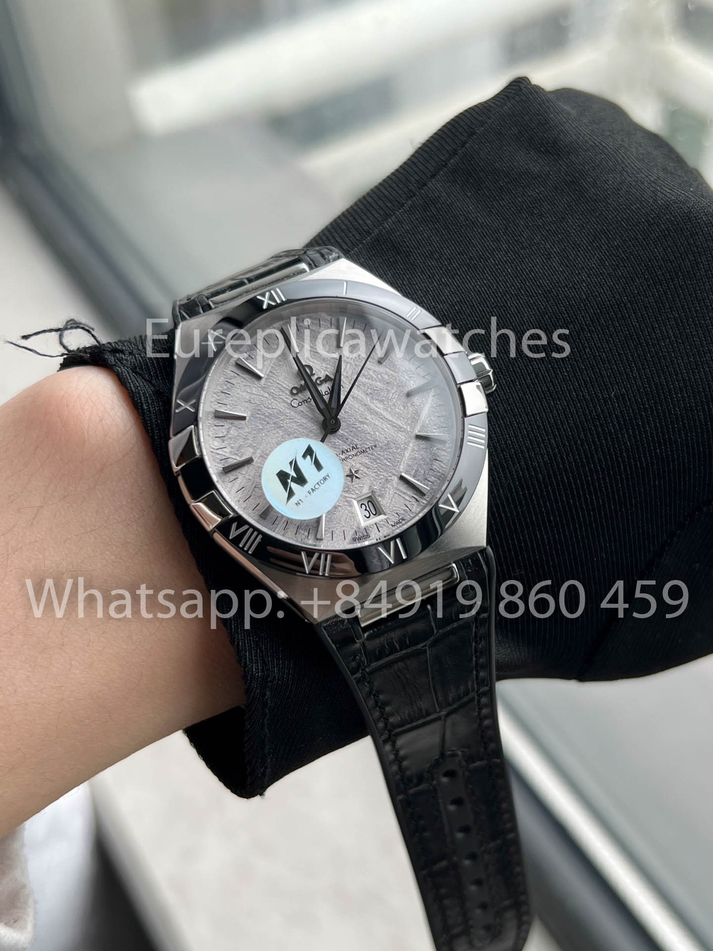 Omega Constellation Chronometer 131.30.41.21.99.001 Meteoritenzifferblatt 1:1 Beste Version N1 Fabriklederarmband