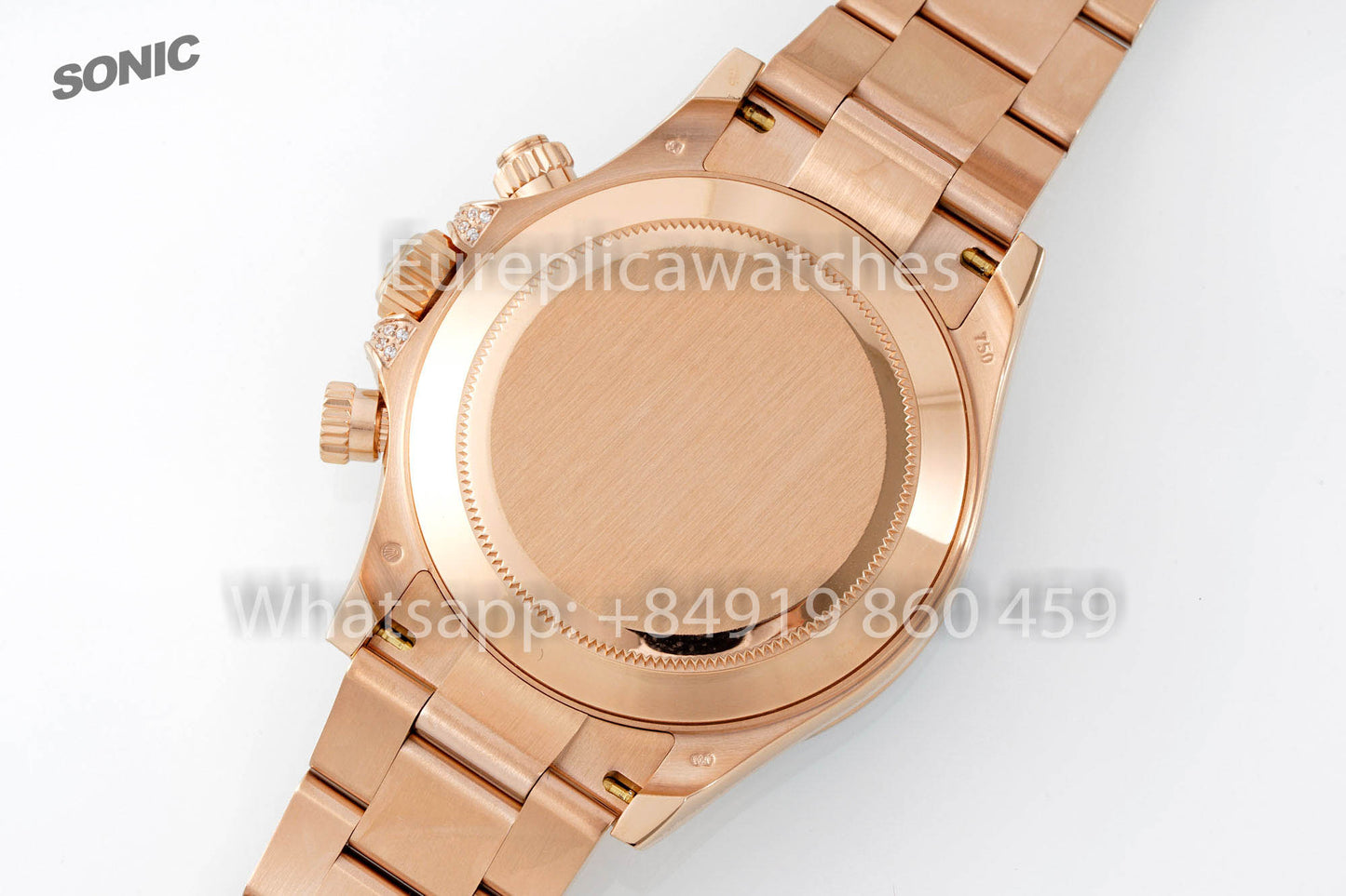 Rolex Daytona Rainbow Cadran Diamant Or Rose 40 mm 1:1 Super Clone Sonic Factory