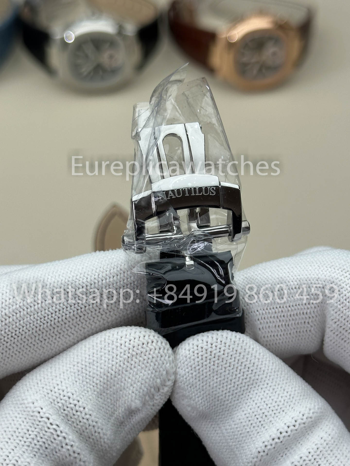 Patek Philippe Nautilus 5980/1A-019 1:1 Beste Version 3K Factory V3 Verbessertes Lederarmband