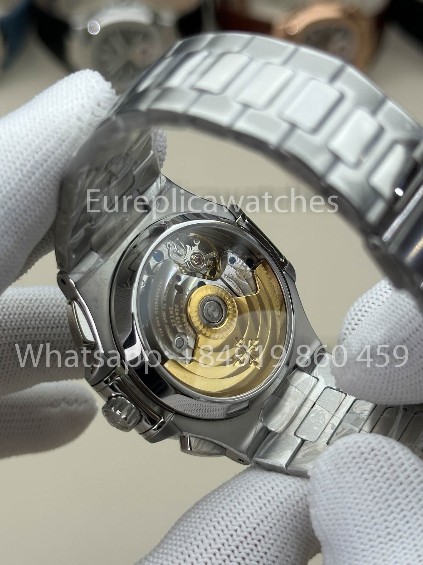 Patek Philippe Nautilus 5980/1G-001 1:1 Beste Version 3K Factory V3 Verbessertes Zifferblatt mit Kristallindizes
