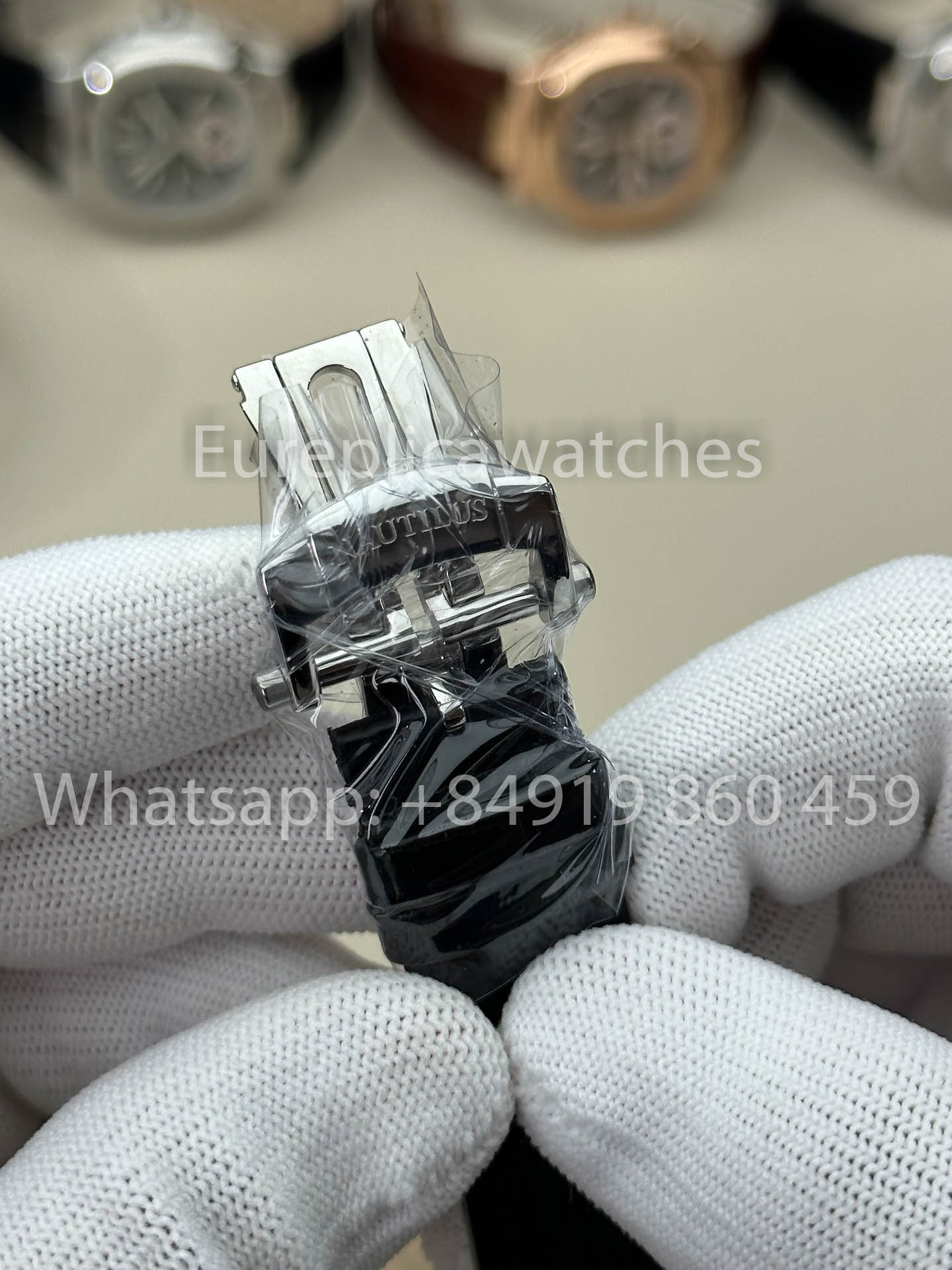 Patek Philippe Nautilus 5980/1A-001 1:1 Beste Version 3K Factory V3 Verbessertes Lederarmband