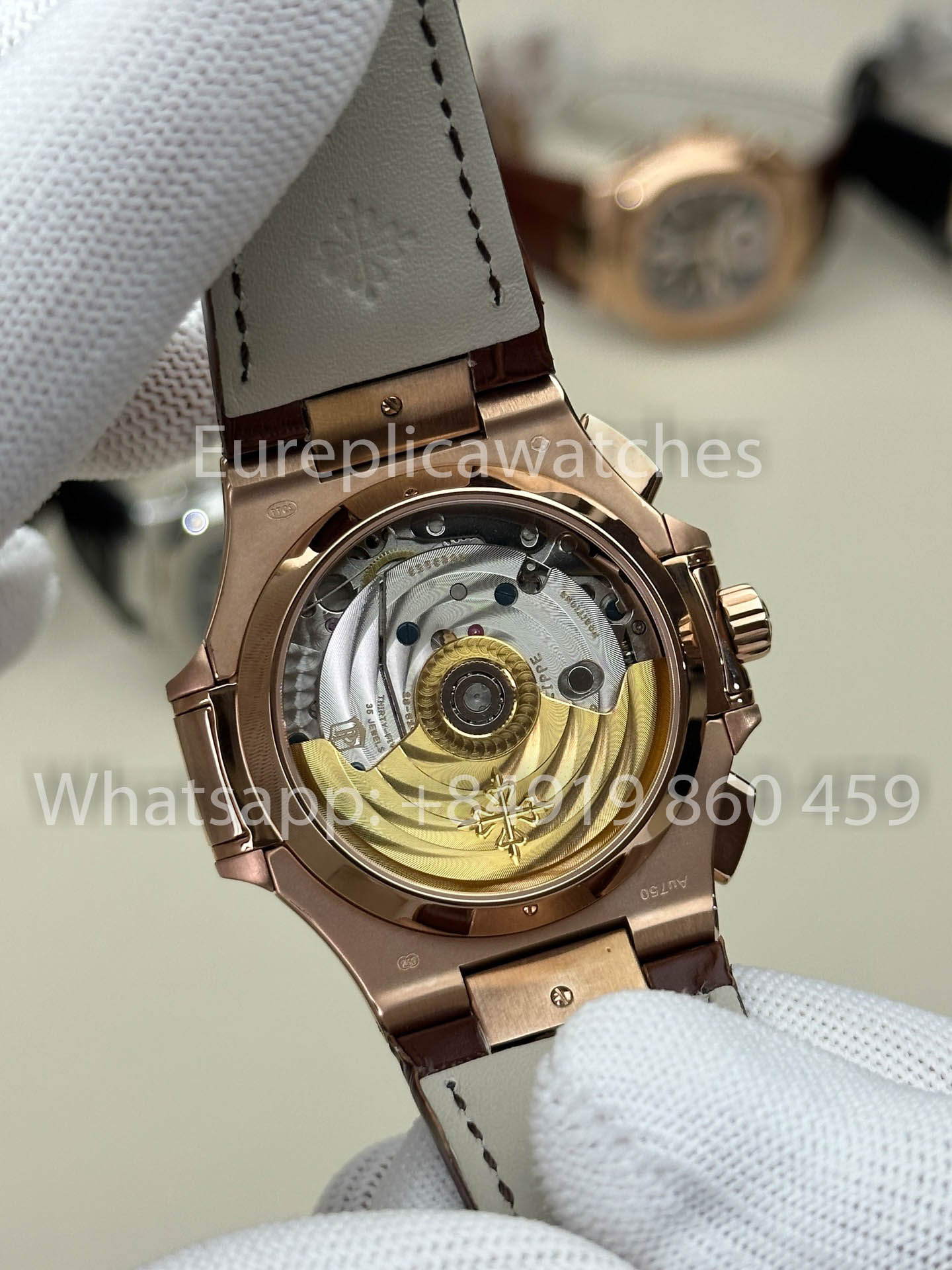 Patek Philippe Nautilus 5980-1A-001 1:1 Best Version 3K Factory V3 Upgraded Leather Strap