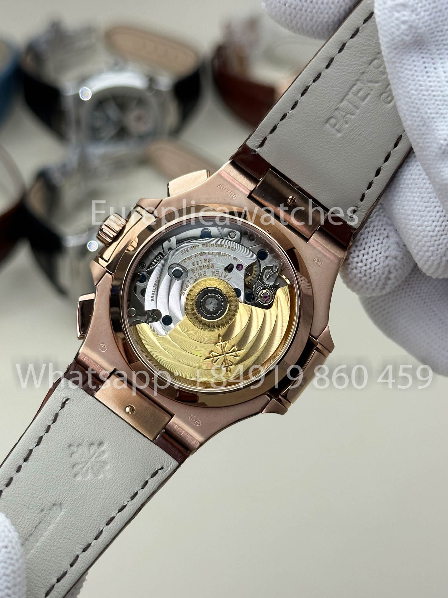 Patek Philippe Nautilus 5980-1A-001 1:1 Best Version 3K Factory V3 Upgraded Leather Strap