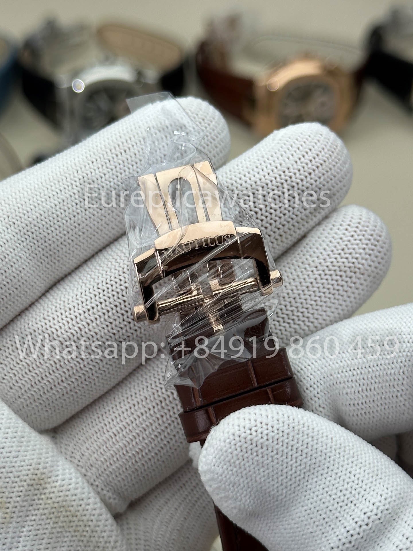 Patek Philippe Nautilus 5980-1A-001 1:1 Best Version 3K Factory V3 Upgraded Leather Strap