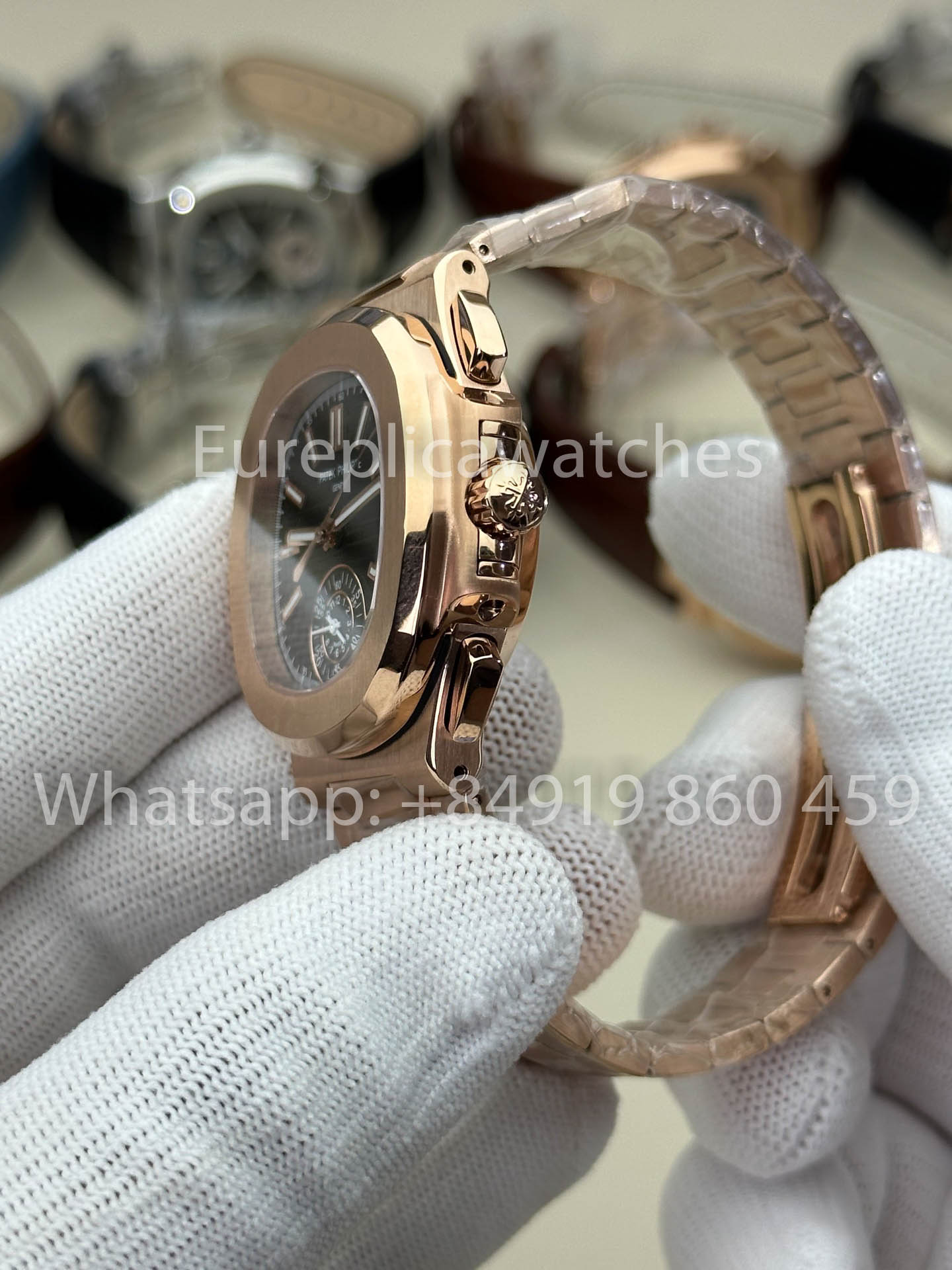 Patek Philippe Nautilus 5980-1A-001 1:1 Best Version 3K Factory V3 Upgraded Edition Black Dial