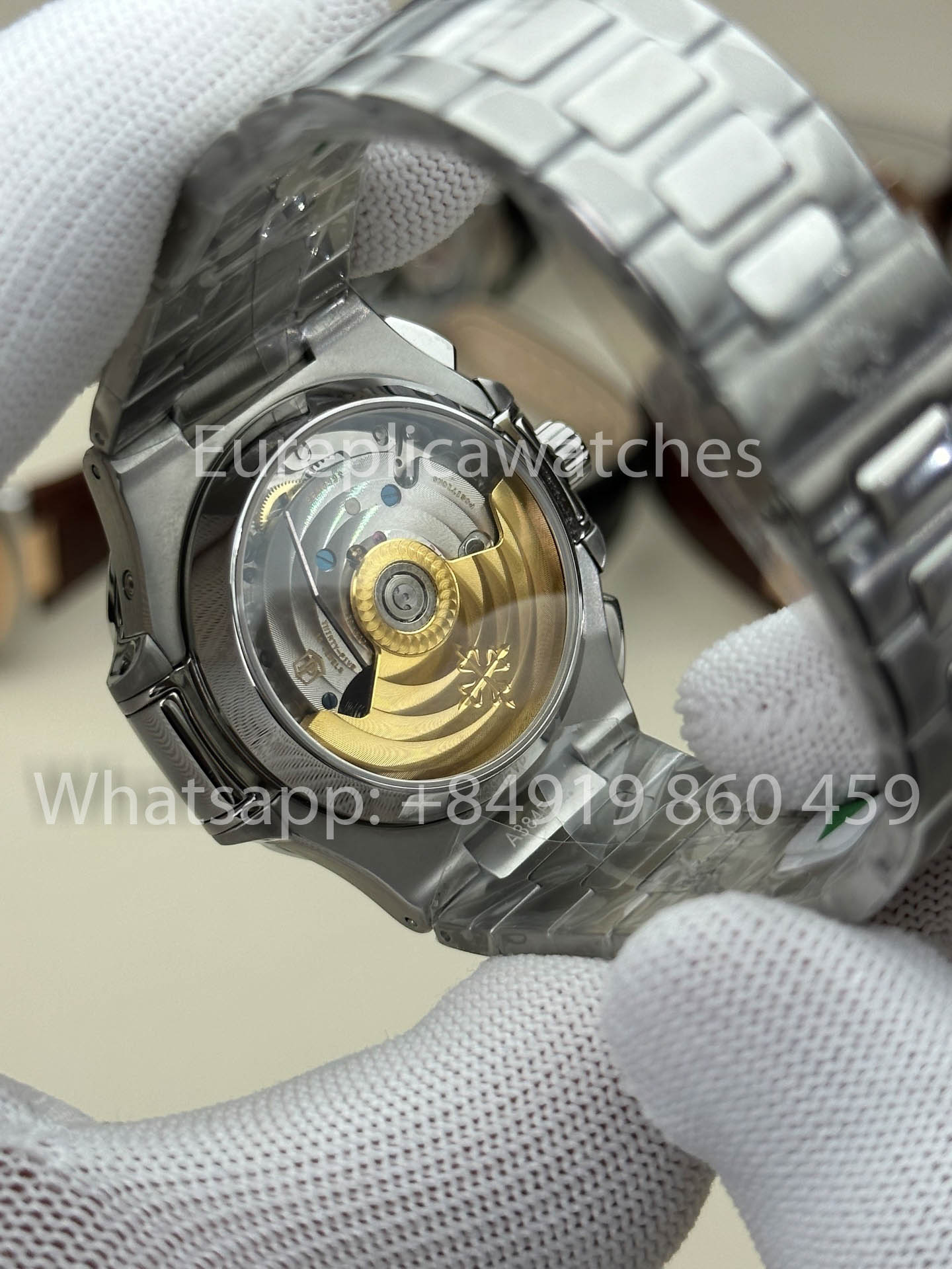 Patek Philippe Nautilus 5980/1G-001 1:1 Best Version 3K Factory V3 Upgraded Edition Blue Dial