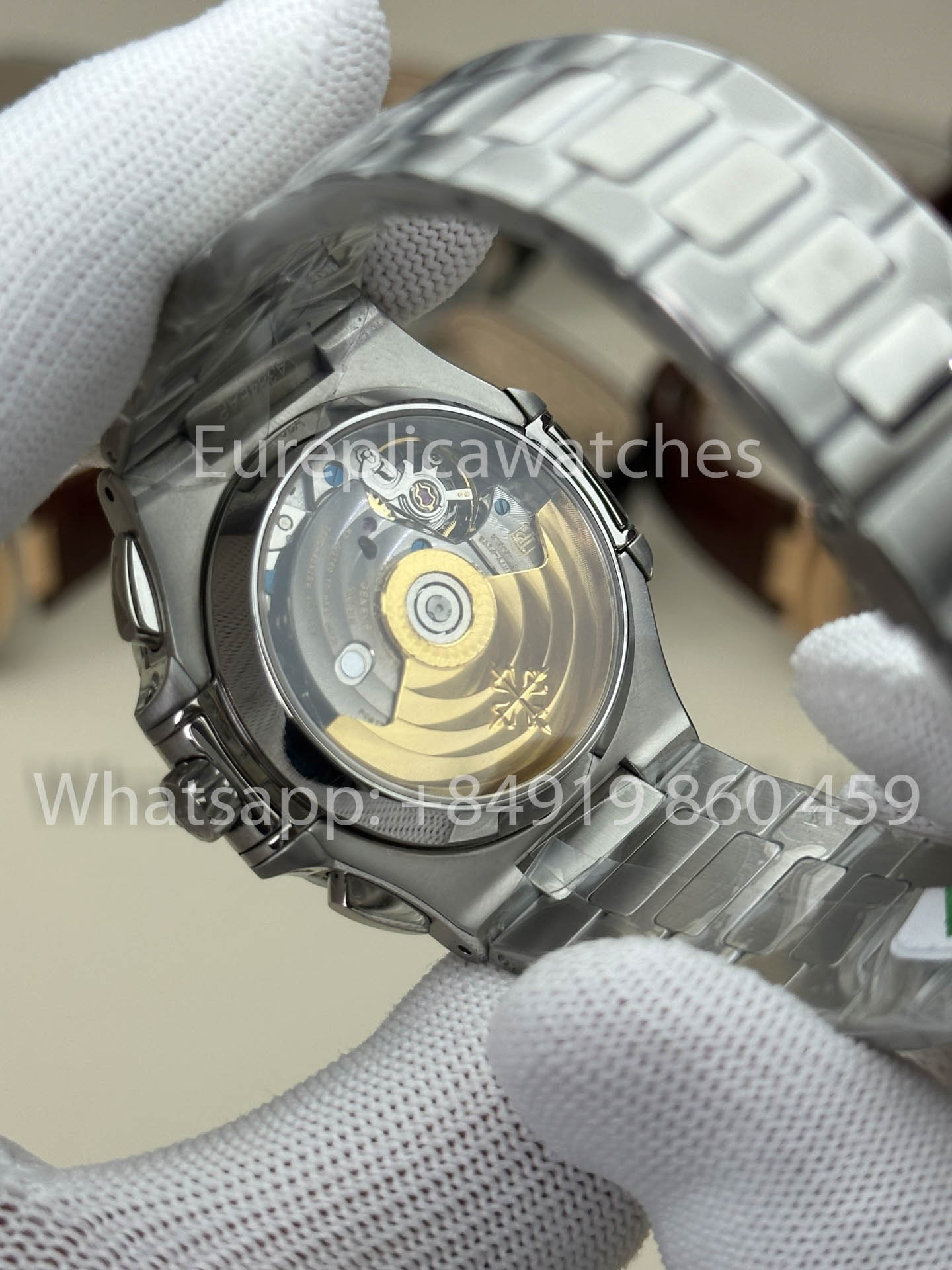 Patek Philippe Nautilus 5980/1G-001 1:1 Best Version 3K Factory V3 Upgraded Edition Blue Dial