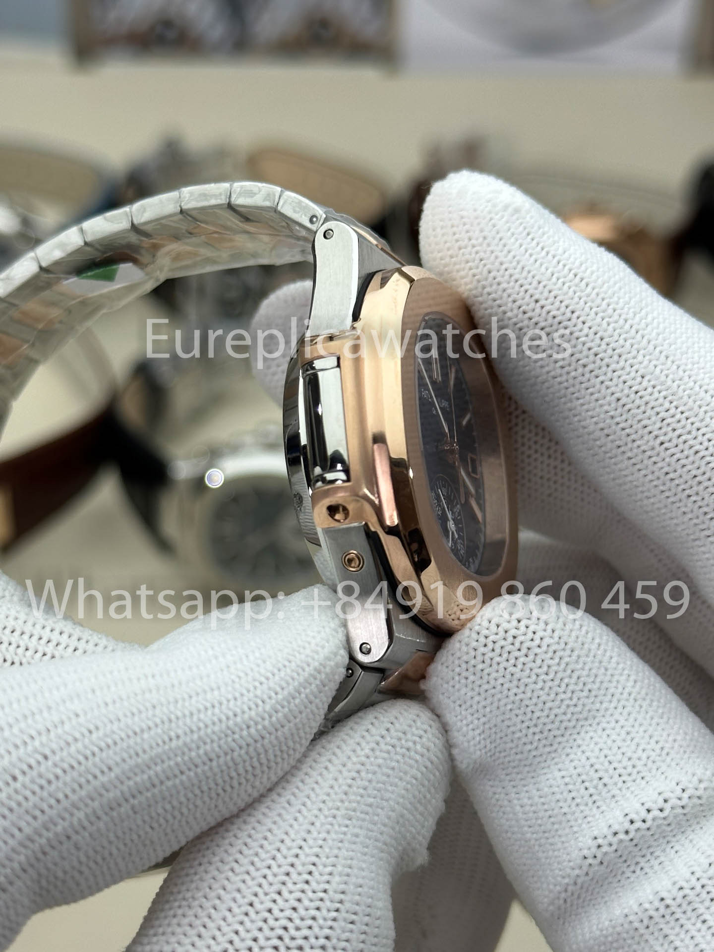 Patek Philippe Nautilus 5980/1AR-001 1:1 Best Version 3K Factory V3 Upgraded Edition Blue Dial