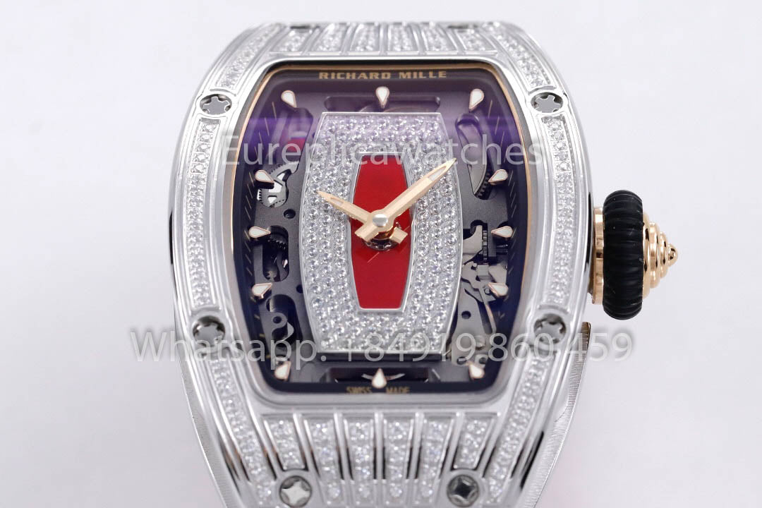 Replik Richard Mille RM 07-01 Rotes Armband 1:1 Super Clone ZF Factory
