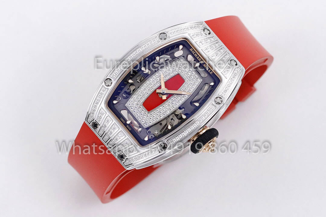 Replik Richard Mille RM 07-01 Rotes Armband 1:1 Super Clone ZF Factory