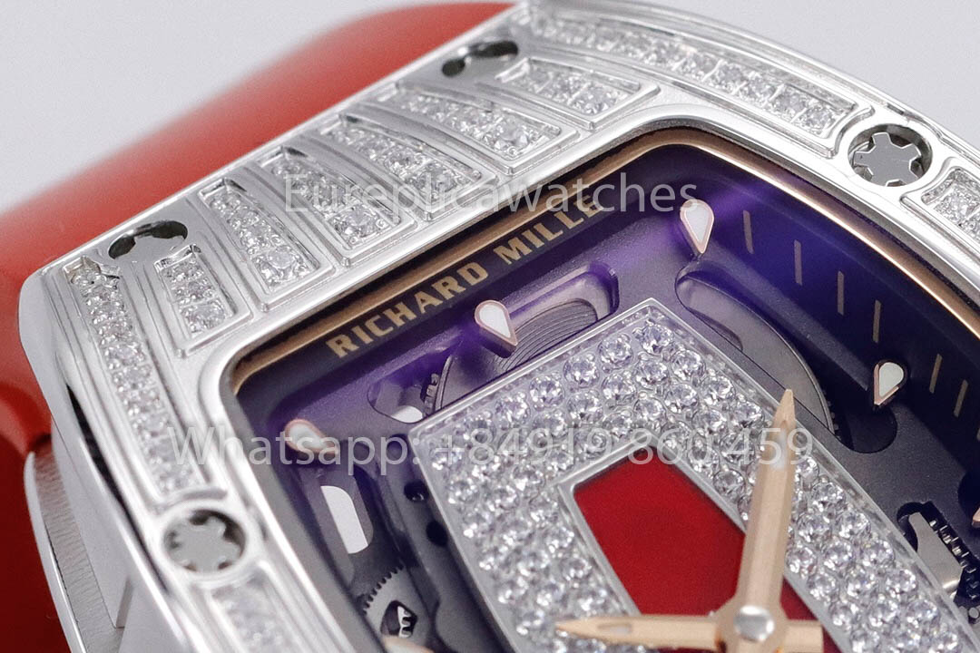 Replik Richard Mille RM 07-01 Rotes Armband 1:1 Super Clone ZF Factory